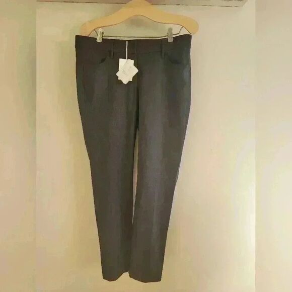 Brunello Cucinelli Grey Anthracite Italian Made Trousers Size 8